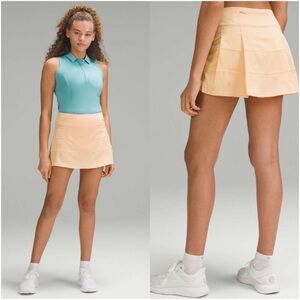 Lululemon Pace Rival Mid-Rise Skirt Long in Summer Glow